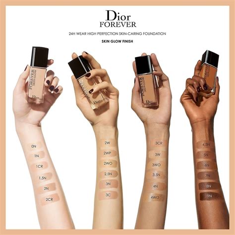 dior forever skin glow 0n|Dior Forever Skin glow shades.